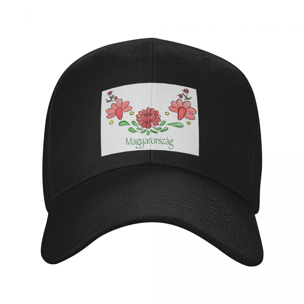 Hungarian Folk Baseball Cap Birthday Big Size Hat For Men Women's