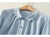 Women's Long Sleeve Double-Layer Cotton Gauze Shirt - Stylish Early Autumn Fashion 2025