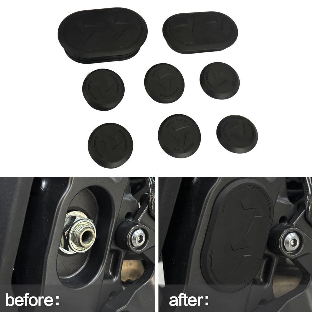 NEW For MT09 SP Frame Hole Cover Caps Plug For YAMAHA MT 09 MT-09 SP 2025 2025 2025 2025 2025 Motorcycle Frame Cap Decorati K7Z8
