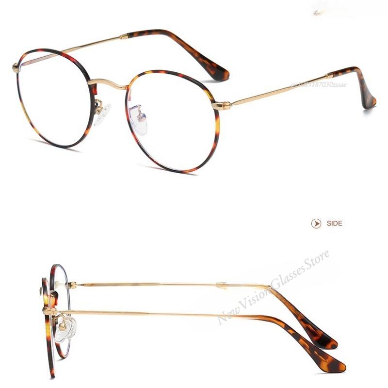 Classic Fashion Oval Anti-Blue Glasses Computer Mobile Phone Eyeglasses