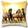 Horse Pattern Home Decoration Pillow Cover Polyester Fiber Cushion Cover Living Room Sofa Cushion Cover
