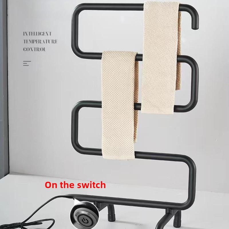 Household Stainless Steel Electric Towel Rack Bathroom Intelligent Constant Temperature Control Towel Drying Rack
