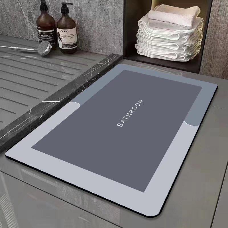 Floor Mat Entry Door Mat Balcony Kitchen Mat Toilet Toilet Door Mat Bathroom Absorbent Floor Mat Quick Drying Cushion
