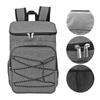 Large Capacity Camping Insulated Backpack Lightweight Adjustable Shoulder Strap Cooler Backpack Portable Oxford Cloth