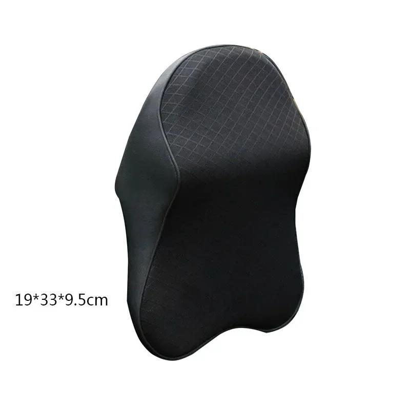Car Neck Cushion Seat Pillow Headrest Lumbar Support for Back Pain Relief Office Chair Memory Foam Ergonomic Design