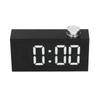 Digital Alarm Clock LED Desktop USB Alarm Clock Electronic Despertador Thermometer with Imitation Wood Grain
