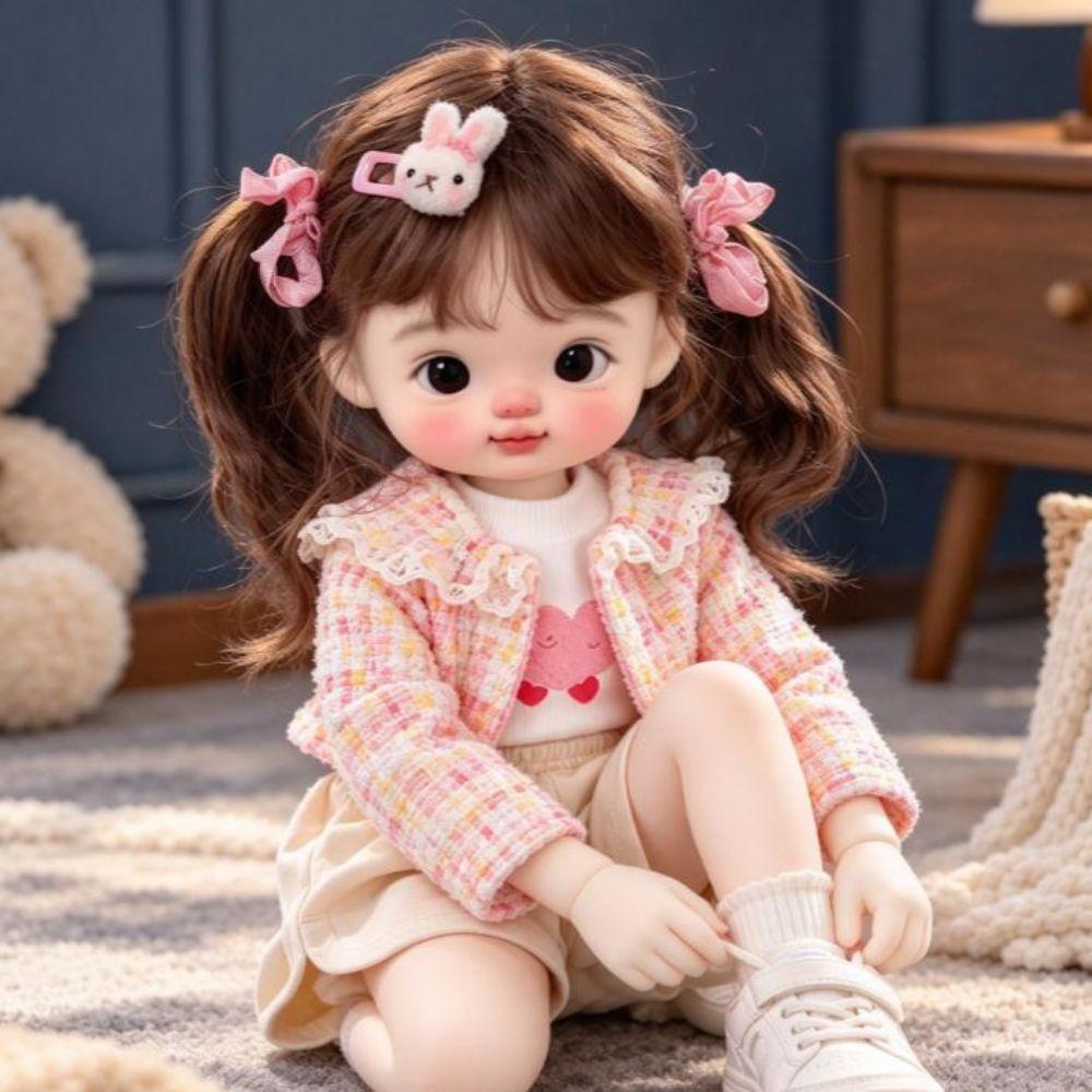 Fashion Sweater Pleated Skirt Set Princess Dresses For Blythe Doll/For OB24 OB22 Small 1/6 Dolls