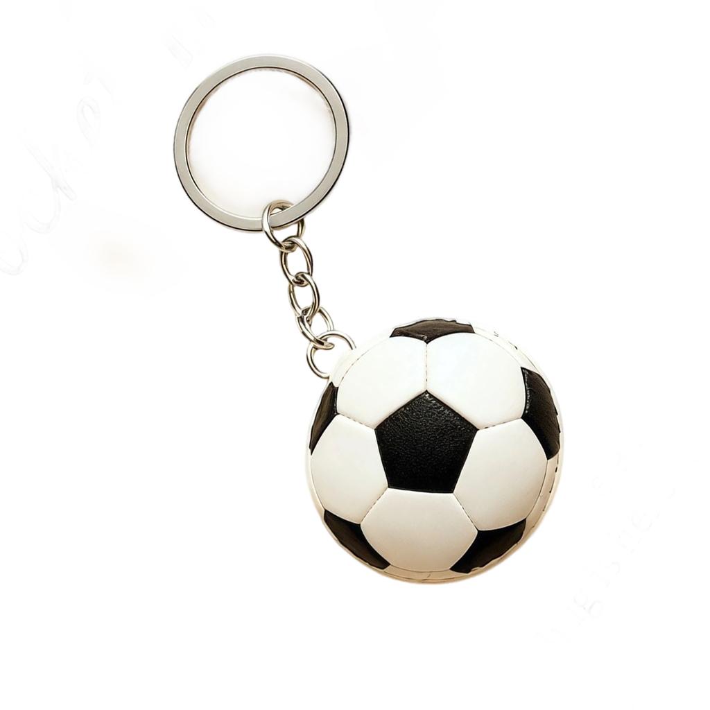 Leather Key Ring Basketball Football Baseball Theme Pocket Hug Keychain for Gift Card Holders and Daily Accessories