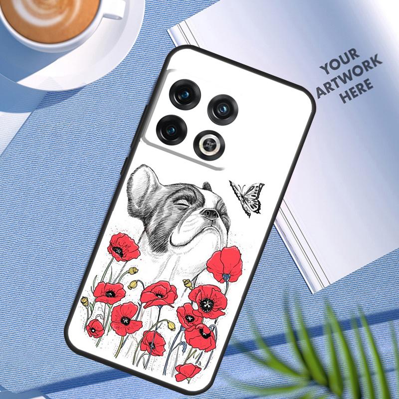 Cute Pug Dog Case For OnePlus 12 12R 11 9 10 Pro 10R 9R 8T 10T Nord 3 CE 2 Lite 2T CE4 N10 N20 N30 Cover