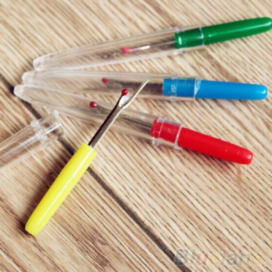 Set 4 Tagliacuci E Sfilacciatoi Professionale | Unpicker Per Cucito | Lame Affilate E Punta A Sfera Per Tessuti Delicati