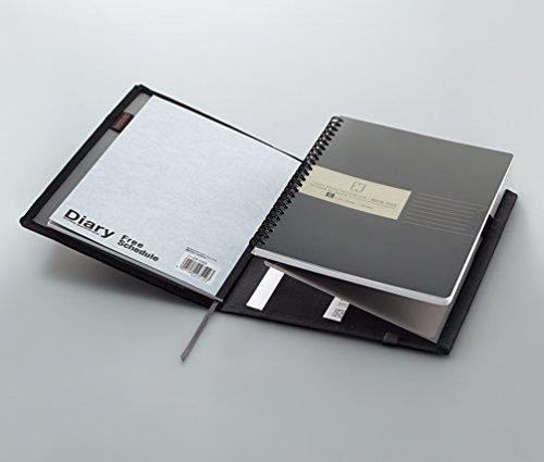 Kokuyo Notebook Cover, Compatible with Spiral Notebooks, Black, B5, B-Ruled, 40 Sheets, No-683B-D