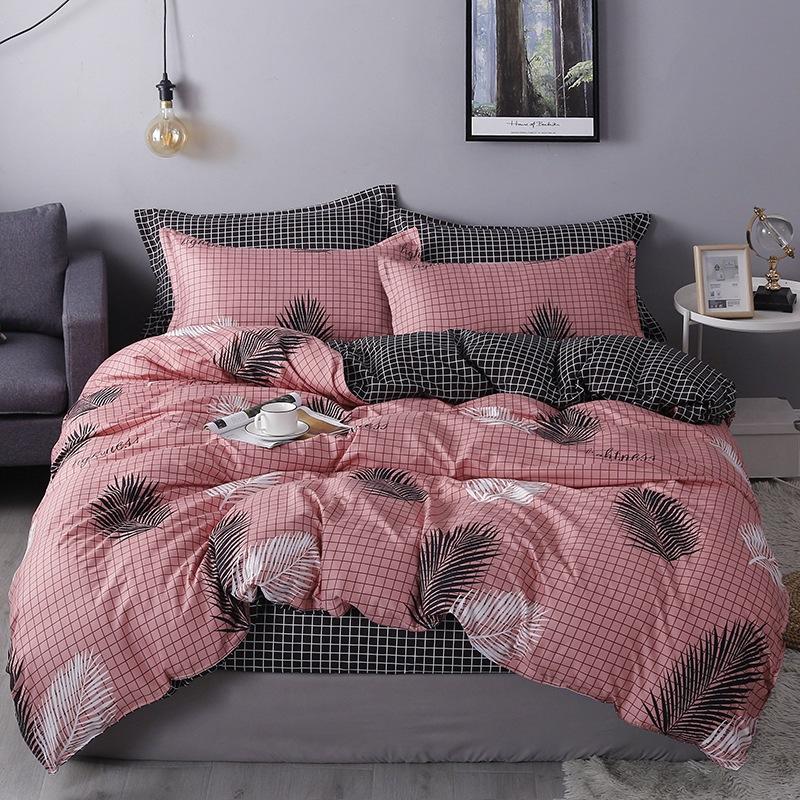 Home Textile Grinding Four-piece Set, Bed Sheet Quilt Cover, Single Dormitory Bedding Three-piece Set