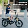 Vitilan U3 750W Brushless Motor Electric Bicycle - 48+ Range, 330 Lbs Payload, 5'3" - 6'5" Riders, 7-Speed Shimano Gear, 48V LCD Display