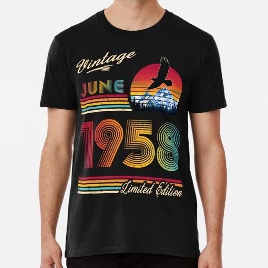 June 1958 Birthday Size S to 5XL Made in the USA T-shirt 4XL