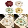 3D Flower Design Dish Draining Mat Water Absorbent Flower Countertop Mat  Bathroom