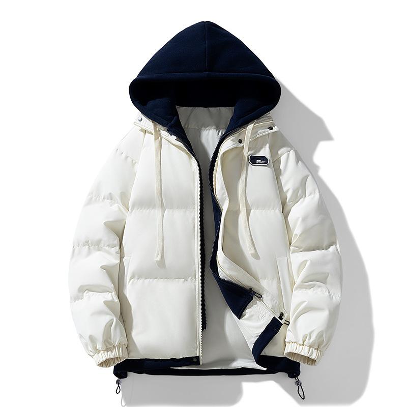 Loose-fitting, Warm, Hooded Winter Jacket for Men and Women – A Stylish and Practical Outerwear for Couples.