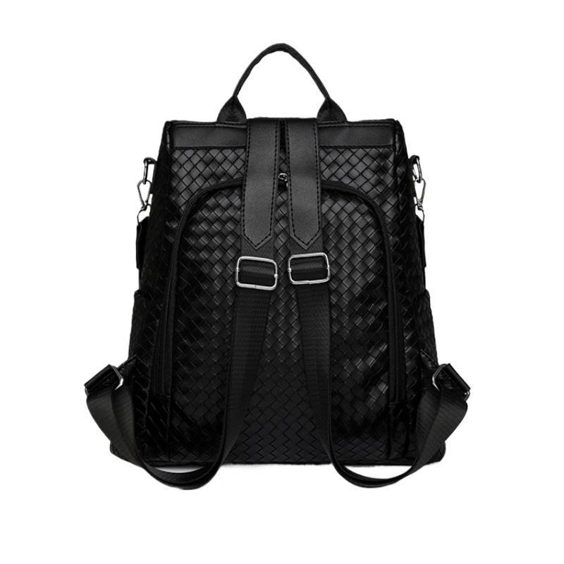 Trendy Nylon Woven Women's Backpack 2024 New Casual Outdoor Ladies Travel Bag Lightweight High Capacity Travel Shopping Shoulders Bag Girl Friend Gift