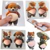 3D Shiba Inu Dog Belly Sticker Cute Chubby Shiba Inu Stickers Silicone Self-Adhesive Diy Phonecase Laptop Decal Party Favor Gift