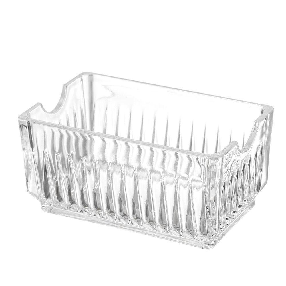 Acrylic Sugar Packet Sorting Case Transparent Home Table Organizer Gifts Tea Bags Storage Box