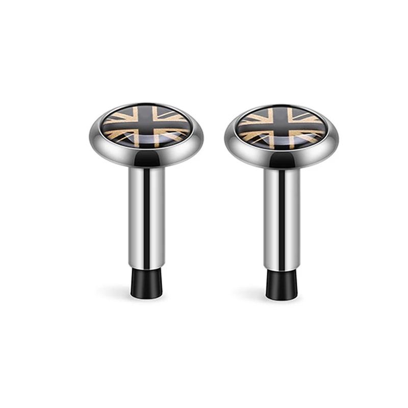 2Pcs Car Door Safety Metal Bolt Door Lock Button Pin Decor For MINI COOPER S One JCW F53 F54 F55 F56 F60 R50 R55 R56 R57 R60 R61