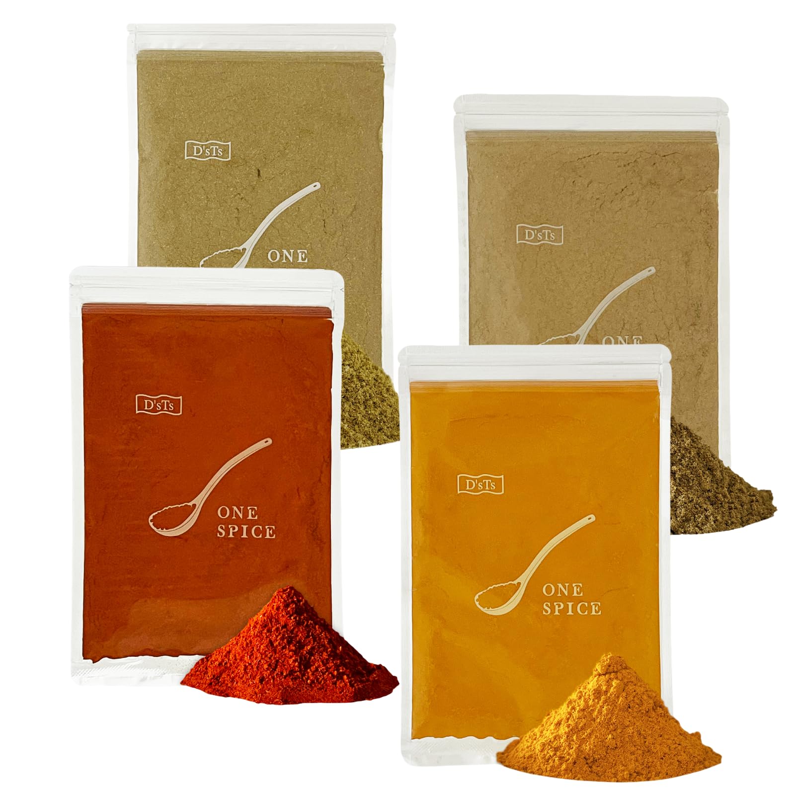 

Spices Curry Spice Set Cumin Powder Turmeric Coriander Powder Chili Powder Curry Powder 100g Set of 4 Curry Spices D sTs Additive-free D sTs