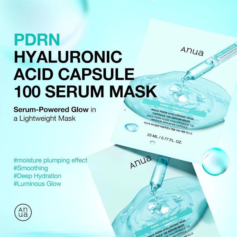 [Anua] PDRN Hyaluronic Acid Capsule 100 Serum Mask (1ea)