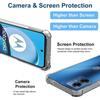 Etui z TPU odporne na wstrząsy Airbag do Motoroli Moto G04 G14 G24 Power G34 G54 G84 G13 G23 G53 G73 Ochronne ultracienkie przezroczyste etui o pełnej ochronie