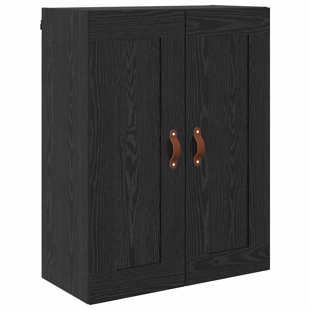 Highboard Black Oak Effect 69.5 x 34 x 180 cm Particleboard