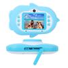 Kinder 3M Wasserdichte Kamera 2,4 Zoll IPS-Bildschirm mit Silikonhülle Unterstützt Filter SpielBlau