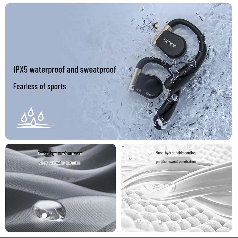 Cleer ARC AIR Open-Ear Sport Bluetooth Headphones