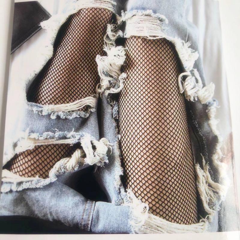 Women's Plus Size Sexy Fishnet Pantyhose - Breathable European & American Style Silk Stockings