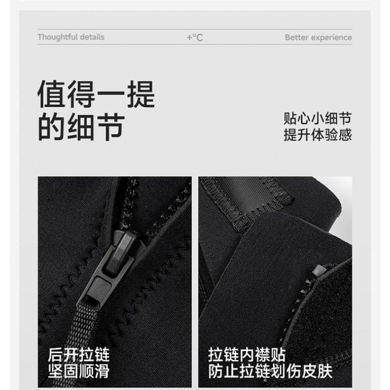 3mm Neoprene Wetsuit Men Full Body Long Sleeve Diving Surfing Snorkeling Thermal Protection Water Sports Gear