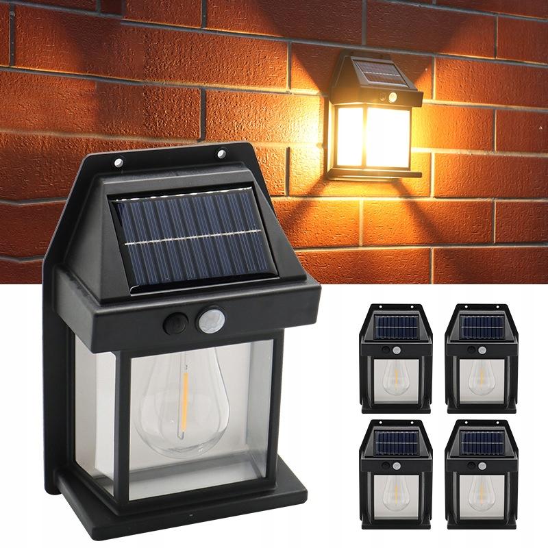 Solar Garden Lamp Wall-Mounted Terrace Lamp Facade 1200Mah Ip65 21Cm