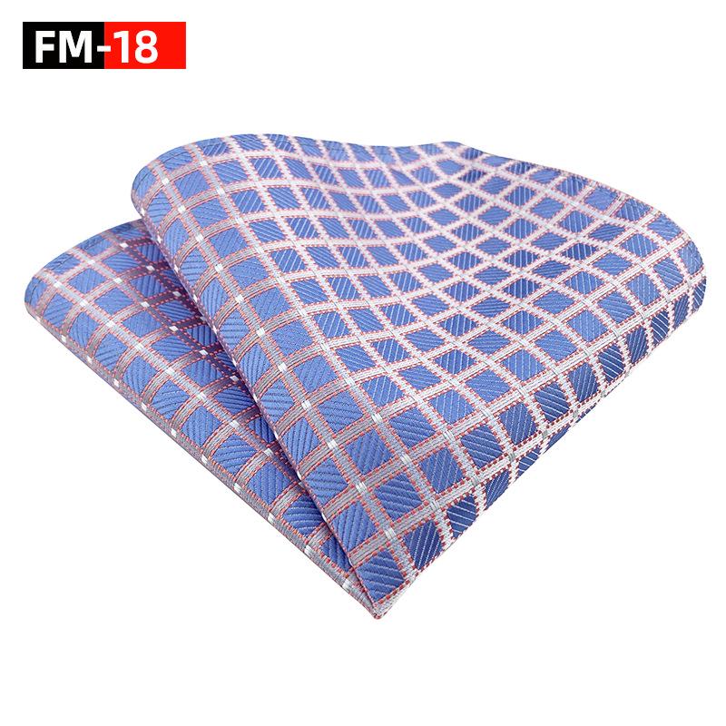 Elegant Plain Polyester Pocket Square for Men - Satin Finish Handkerchief