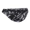 New LiNing Disney Mickey Collaboration Fabric Shoulder Bag Crossbody Bag Fanny Pack Regular Unisex Black/White ABLS087-2