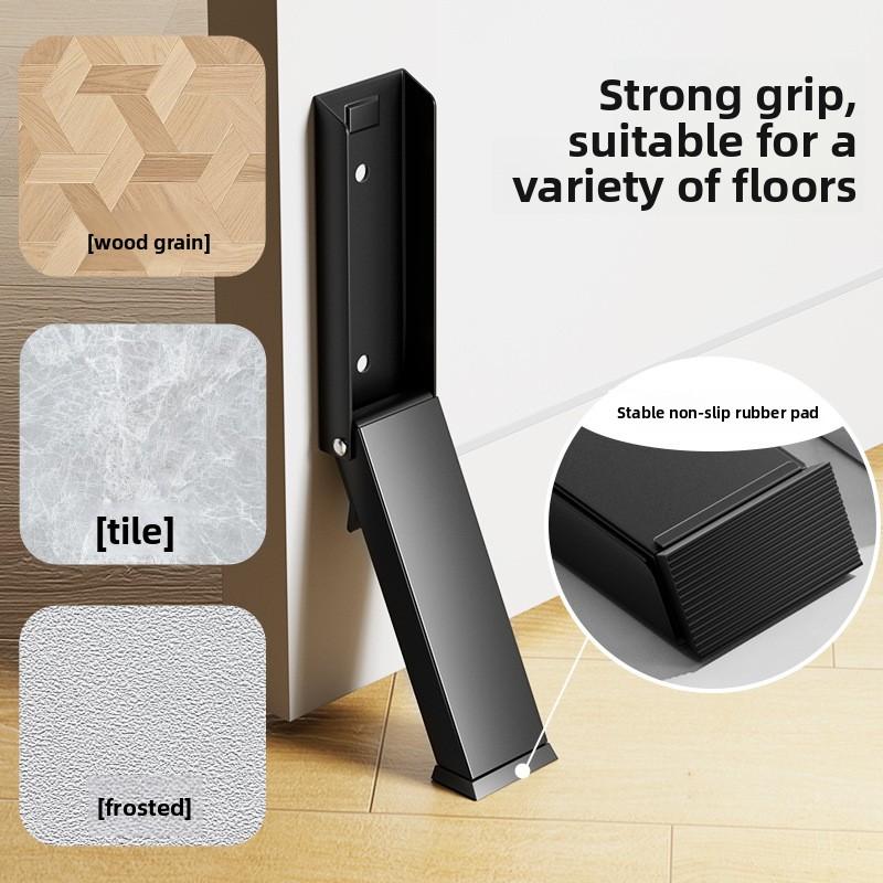 Heavy-duty Folding Door Stopper Door Entrance Windproof Door Gap Stopper Anti-collision Safety Door Blocking Door Top Door Device