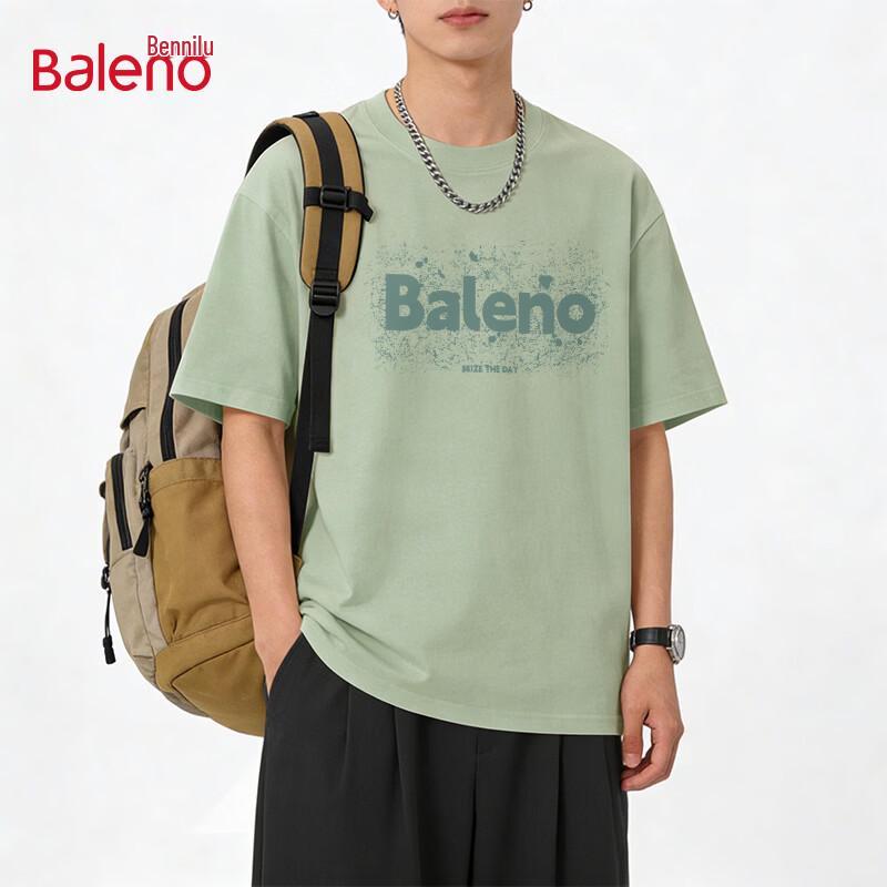 Baleno Men's 2026 Summer Loose Fit Pure Cotton Graphic Tee