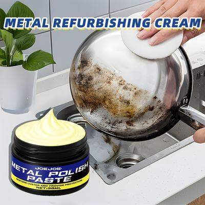 Neuankömmling Mehrzweck-Metallpolierset Eine Paste für alle Ihre Metallrestaurierungsbedürfnisse! Funktioniert auf Edelstahlkochgeschirr, au