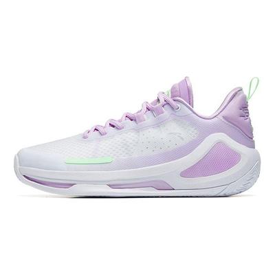 Chaussures de Basketball Basses 3 SE Résistantes à l'Usure Homme sneaker Blanc Violet 112231107-1