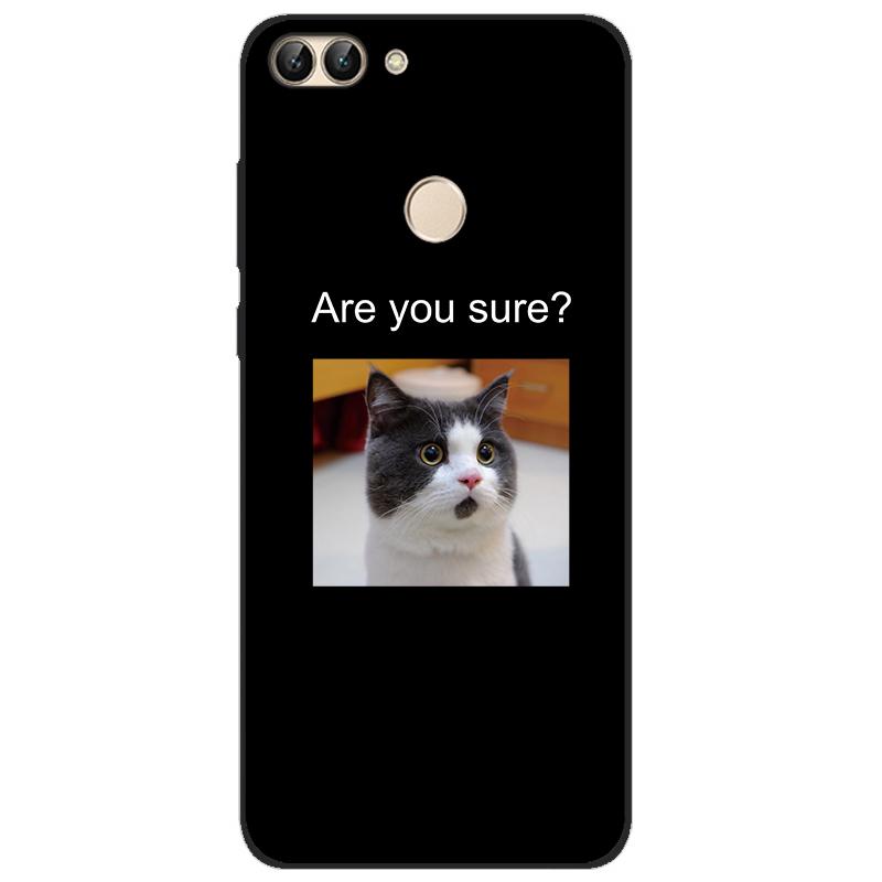 For Huawei P Smart 2018 FIG-LX1 PSmart Case For Huawei P Smart 5.65inch Case TPU Soft Silicone Cute Wolf Back Cover Phone Case