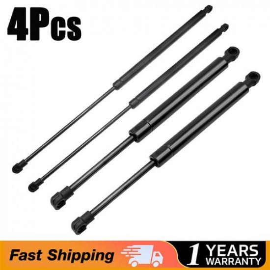 Front Hood+Rear Window Glass Gas Shock Struts Lift Support For BMW X5 E53 4Pcs