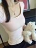 2025 Korean Style V-Neck Solid Color Slim Fit Women's Warm Long Sleeve Base Layer Top