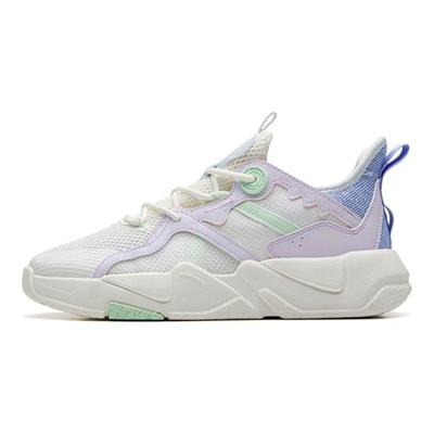 G6 Chaussures de Sport Décontractées Rétro à Semelle Épaisse et Tige Basse Femmes Baskets Blanc Violet Bleu 122238083-4
