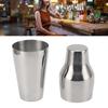 2 Piece Stainless Steel Martini Mixer Dishwasher Safe 2 Section Drink Mixer Drink Shaker Set  Home