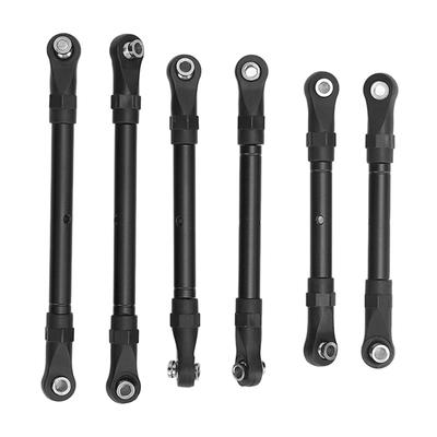 6 bucăți RC mașină de direcție tirant din aliaj de aluminiu piese de schimb lungi scurte RC tirant set pentru Traxxas Slash