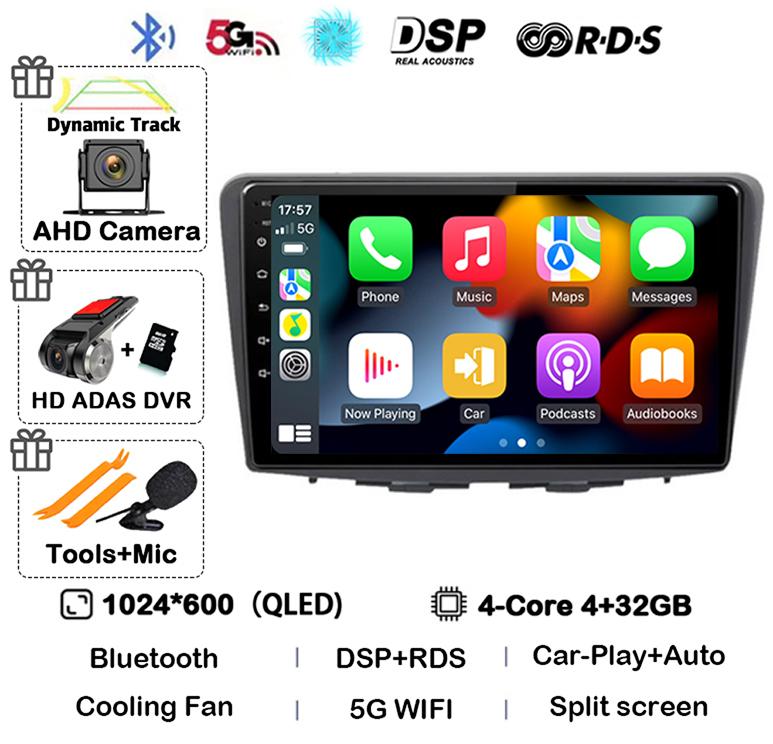 Android 14 Carplay Auto WIFI+4G For Suzuki Baleno 2016 2017 2018 2019 GPS Car Radio Multimedia Video Player Stereo Head Unit DSP