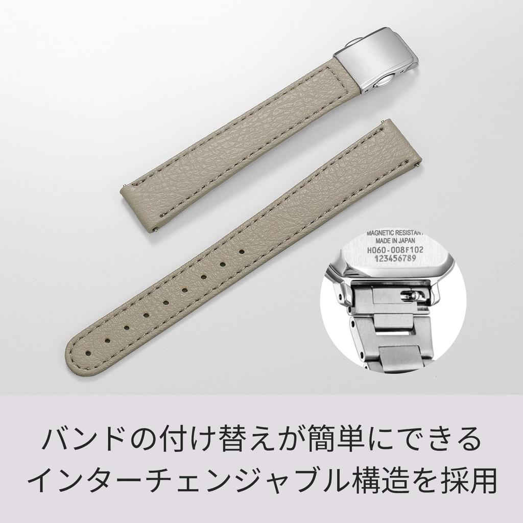 XC Uhrenarmband Solarbetrieben Leichtes Titan Saphirglas Quadratisch Analog Business-Uhr Stilvolle Geschenk-Uhr Silber Weiß Gold Funk-Solar Hergestellt in