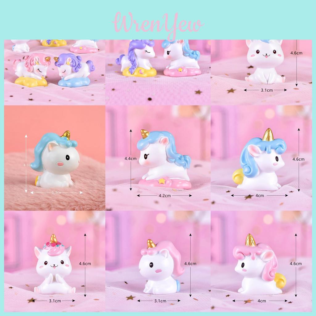 Adorable Unicorn Resin Craft For Cute Home Decor Desktop Garden Micro Landscape