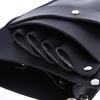 PU Leather Barber Scissor Hairdressing Holster Pouch Holder Case Rivet Clips Bag