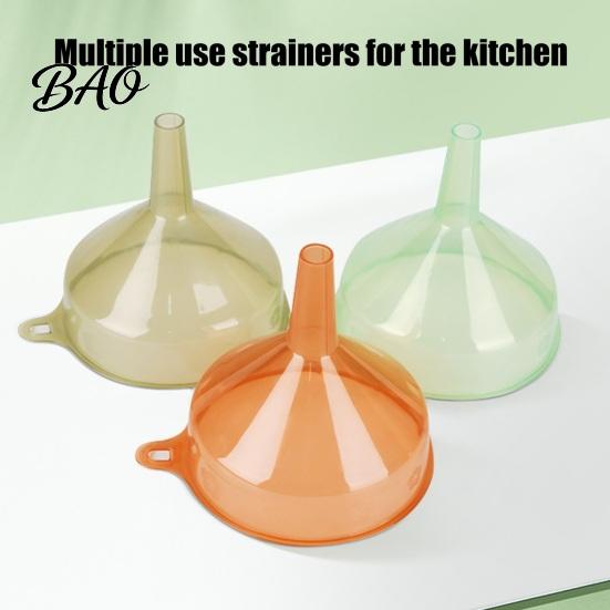 Universal Funnel 2Pcs Wide Mouth Kitchen Filling Funnel, Oils Liquid Soy Sauce Powder Food Grade Canning Transfer for Bottles & Jars Easy Clean